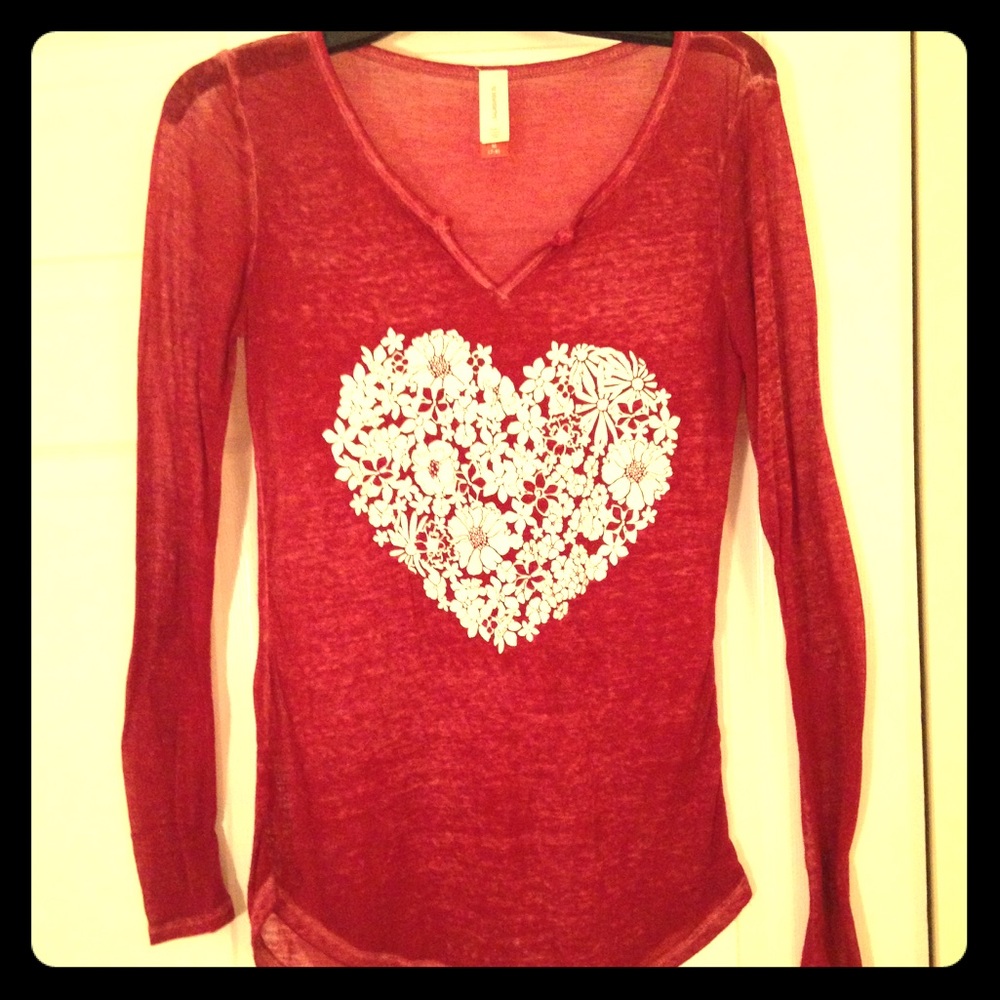 3/$20 🐱Long sleeved polyester sheer top